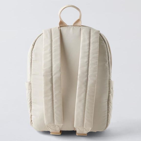 Zara Monochrome Backpack Off White - Picture 3 of 3